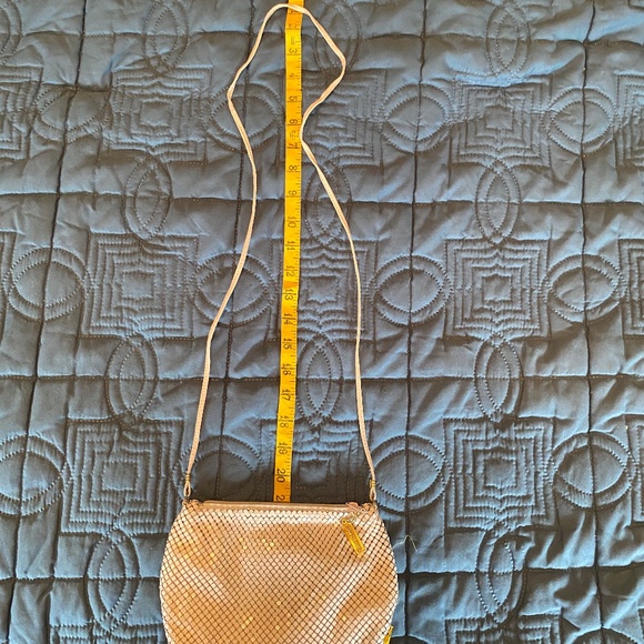 Vintage Pink Whiting and Davis International Mesh shoulder bag - Picture 6 of 9